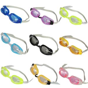 2021 Nouvelles lunettes de natation anti-buée avec pince-nez, bouchons d'oreilles, lunettes de natation pour adultes et enfants, lunettes de natation plates générales G220422