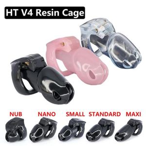 2021 nouveauté dispositif masculin HT V4 ensemble Keuschheitsgurtel coq Cage pénis anneau Bondage ceinture fétiche adulte sexy Toys305o1776301