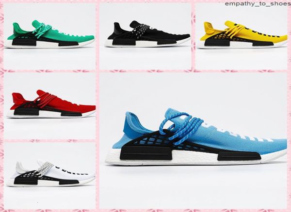 2021 Nouvelle arrivée NMR1 Classic Pharrell Williams Race Hu Trail Mens Womens Running Shoes Human Races Taille 47 Trainers Sneakers9204352