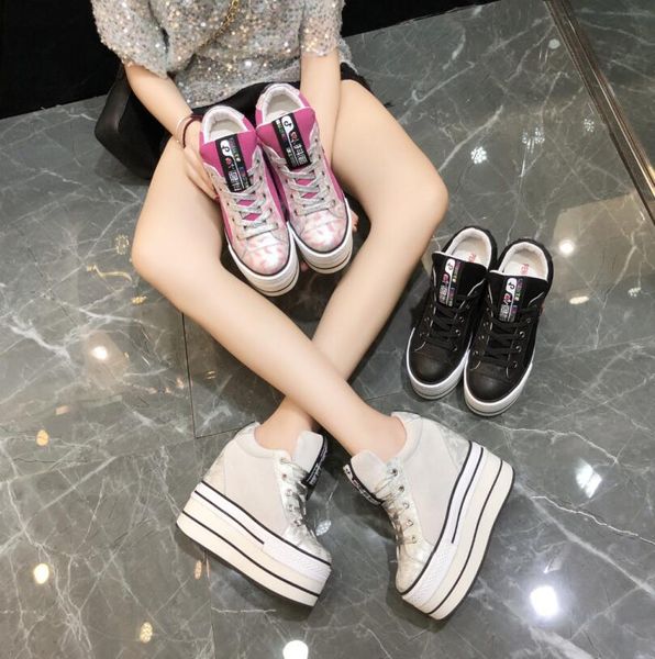 2021 Nueva llegada Moda para mujer Medias botas Niñas Casual Suave Botas de cuña con fondo grueso Zapato Oficina Señora Pisos al aire libre Zapatos escolares 39 # U89