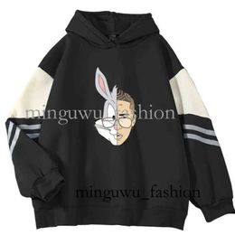 2021 Nouveau Bad Bunny Sweats à capuche Hommes / Femmes Autocollant populaire Streetwear Mode Casual Pulls amples Hip Hop Sweat à capuche H1218 759 816