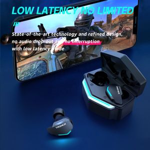 2021 nuevo superventas Langsdom G30 Bluetooth TWS LED auricular Rgb Gaming auriculares inalámbricos verdaderos con bajo retraso