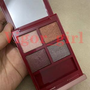 2021 New Brand Cherry Eyeshadow palette Eye Color Quad Ombres a Paupieres 4 Colors With Brush Christmas Gift 6g High Quality