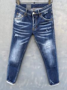 2021 nouvelle marque de jeans décontractés pour hommes européens et américains à la mode, lavage de haute qualité, meulage à la main pur, optimisation de la qualité LA050