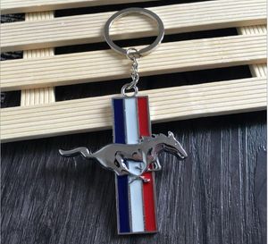 2021 nouveau style de voiture 3D pour Ford Mustang Logo métal porte-clés personnalité Logo pendentif voiture cadeau Mustang logo emblème porte-clés pour porte-clés