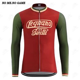 2021 nuevo clásico retro ciclismo jersey pro equipo hombres manga larga bicicleta de carretera ropa verano fino/invierno polar bicicleta ropa H1020