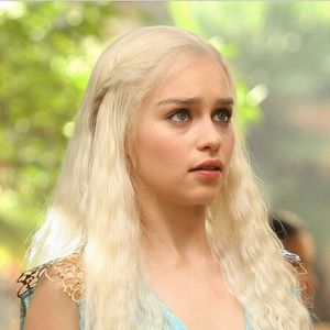 2021 Nieuwe Cos Song of Ice and Fire Power Game Pruik Daenerys Tangelis Moeder Same Cosplay Pruik Mode Temperament Leisure Pruiken Cover