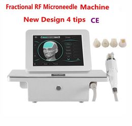 2021 Nouveau design 4 conseils fractionnaux RF micro-ons de la machine face cutané Gold Acne Scar Scate Stretch Retroval Traitement Beauty Machi6087161