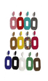 Boucles d'oreilles en perles faites à la main pour femmes, nouveau Design, pendentif à breloque, déclaration, bijoux 1292795, 2021