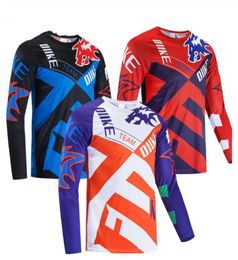 2021 Nouvelle descente Crosscountry T-shirt long Costume de moto DH VTT Veste de costume de cyclisme Men039s manches longues Customiza1866009