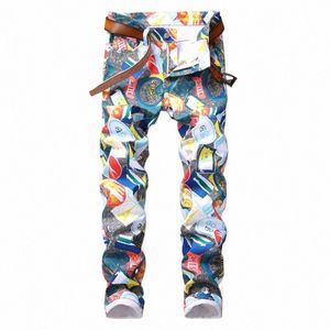 2021 Nouveau style européen-américain 3D Pantalon imprimé numérique Pantalon Slim FR Pantalon Fi Pantalon décontracté B1Yy #