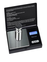 2021 Nouvelle mode 001g Pocket Pocket Scale numérique pour argent Coin Gold Diamond Bilan de poids Balance Poids outils Smoking AC2226812