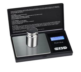 2021 Nouvelle mode 001G Pocket Pocket Scale numérique pour argent Coin Gold Diamond Bilan Poids Balance des outils de cuisine Smoking AC7766114
