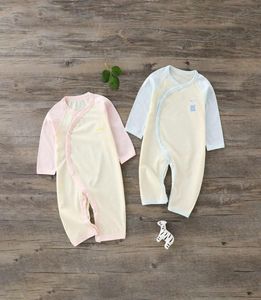 2021 nieuwe mode zomer BABYs BODYSUIT puur katoen dunne basby airconditioning kleding pasgeboren baby kleding1221931