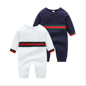 2021 nouvelle bonne qualité bébé garçons filles barboteuses infantile à manches longues combinaisons printemps automne enfant en bas âge Onesies coton nouveau-né vêtements