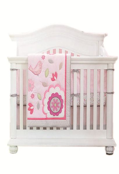 Juego de ropa de cama para bebé Happy Bird, edredones para niños, valla de cama, sábana ajustada, falda de cama, directo de fábrica, novedad de 2021, s6367751