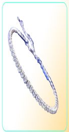 Bracelet de perçage complet à haute teneur en carbone, NIS, diamant simulé, chaîne à rangée de 3mm, nouveauté 2021, 75836626024599