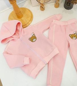 2021 NOUVEAU haute qualité bébé garçon filles ensemble de vêtements enfant automne printemps veste à manches longues + pantalon 2 pièces costume enfants sport survêtements