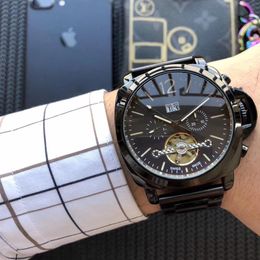 2021 Nouvelle montre de luxe de haute qualité pour hommes, montre mécanique à grande roue à cinq broches, montre de créateur, bracelet en cuir de marque Panera ou s223A
