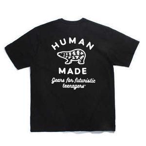 2021 NOUVEAU T-shirt de canard fait humain Dry tout lin des hommes femmes Femmes de haute qualité Humanmade T-shirt à l'intérieur de l'étiquette de l'étiquette x0726