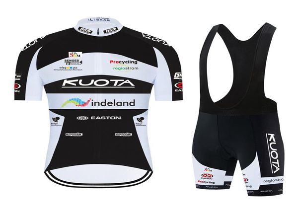 2021 New Kuota Team Cycling Jersey Set Cycling Set Men039S Summer Pro Wear Wear Mtb Bike Shorts Maillot Culott1278238