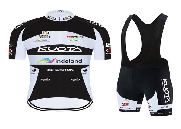 2021 New Kuota Team Cycling Jersey Set Cycling Set Men039S Summer Pro Wear Wear Mtb Bike Shorts Maillot Culott1420617