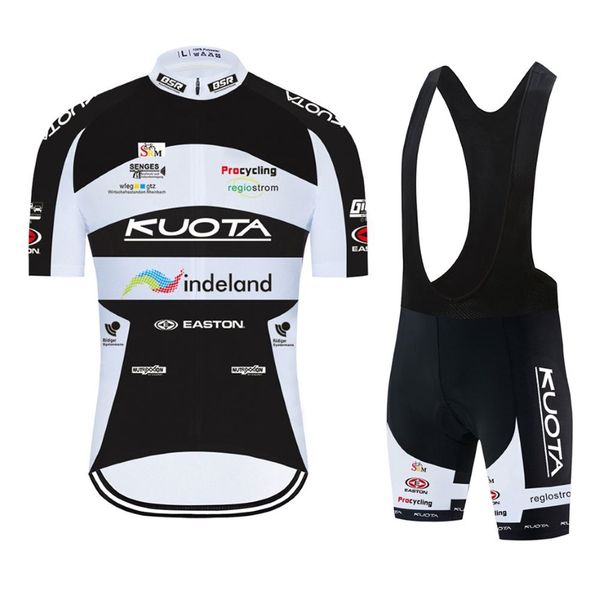 2021 Nouveau KUOTA Team Maillot de cyclisme à manches courtes Ensemble de cyclisme pour hommes Été Pro Vêtements de vélo VTT Short de vélo Costume Maillot Culott294R