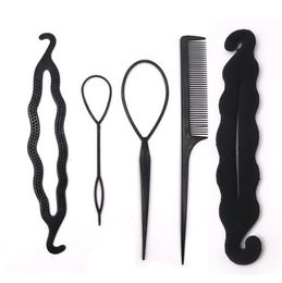 2021 nouveau disque de cheveux magique ensemble Clip Style fabricant accessoire outil tampons mousse éponge chignon beignet épingles à cheveux
