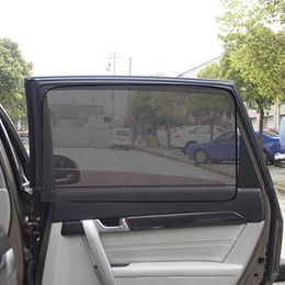 2021 Nieuwe magnetische auto Sunshade Anti-ultraviolet autolordijnauto raam zonneschade zijvenster Mesh Sunshade Beschermende raamfilm