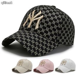 Chapeau de Protection en langue de canard MY Baseball pour hommes et femmes, tendance coréenne pour hommes et femmes, lettre de Protection brodée en fil d'or, soleil, 2023