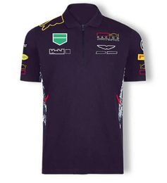 2021 Nieuwe Workwear Korte Mouw T-shirt F1 Team Revers Polo Shirt Motorfiets Shirt Zelfde stijl Maatwerk