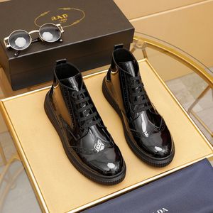 Nouveaux hommes femmes bottes Martin Designer Botte courte Cuir de veau Noble Mode Homme à la mode Bas Caoutchouc antidérapant confortable résistant à l'usure taille 38-44