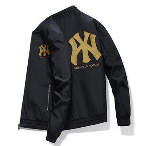2021 Nouvelle veste pour hommes Spring and Automn Style Slim Black Jacket Pilot Baseball Uniforme Automne Casual Plus Taille Top Trendy M-7XL