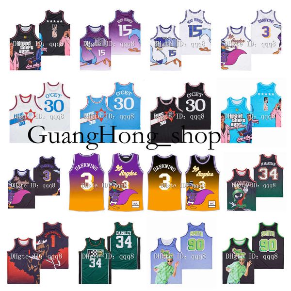 2021 Nueva película JERSEY DE BALONCESTO 0 Perc O'cet GTA VICE CITY STORIES ROAD RUNNER 3 DARKWING DUCK MARVIN THE MARTIAN FADE 1 AFRO SAMURAI 34 Rare