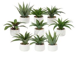 2021 Nieuwe Oem Aangepaste Indoor Kunstmatige Tropische Plant Realistische Kunstmatige Aloë Vera Plant Voor 3448542