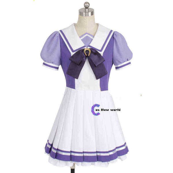 2021 nueva fiesta Halloween Anime Prettyderby niñas adultas Lolita uniforme Cosplay disfraz vestido de sirvienta para mujeres J220720