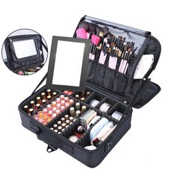 2021 Nieuwe professionele make-up organizer reizen schoonheid cosmetische behuizing voor make-up bolso mujer opbergtas nagel gereedschap box koffers