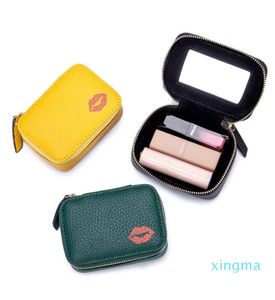 Petite trousse de maquillage portable avec enveloppe rouge pour femmes, nouvelle collection 2021