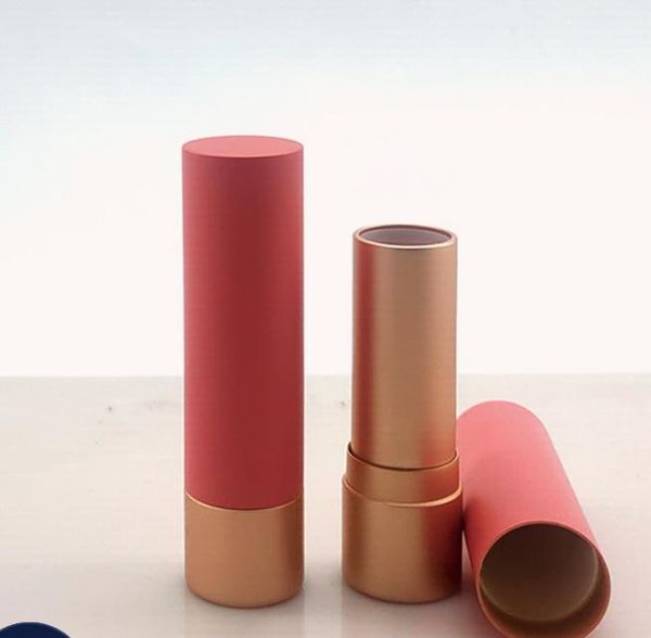 2021 NOUVELLES bouteilles de baume à lèvres rondes DIY Tube de rouge à lèvres Vide Maquillage Chapstick Container