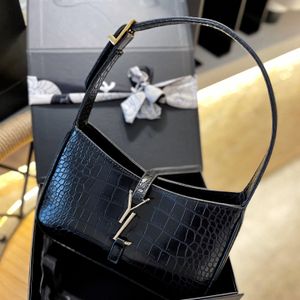 2021 nouveau sac à bandoulière portable en cuir lisse dames étiquette dorée motif crocodile sac sous les bras sacs errants mode simple mini embrayage bagg portefeuille