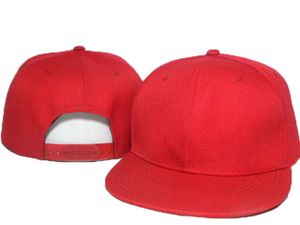 2021 Nieuwe Effen Volledig Rood Ontwerp Snapback Zomer Mode Buitendeur Heren Dames Verstelbare Cap VS Fan's Platte Lege Hoeden