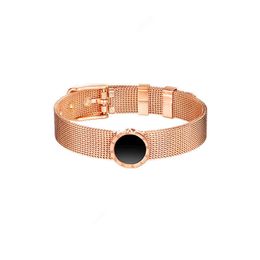 2021 nouveau bracelet de montre en acier inoxydable chiffre romain caractéristique mode montre Bracelet beaux bijoux pour femmes Bse071 Q0720