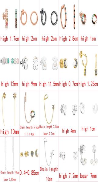 2021 nouveau style 100 925 argent sterling ours mode classique exquis dames boucles d'oreilles percées fabricant de bijoux direct s9478775