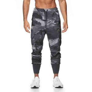 2021 nouveau style Joggers pantalons de survêtement pantalons décontractés Gym Fitness pantalons d'entraînement mâle multi-poches course Sport coton pantalon de survêtement G0104