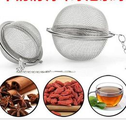 2021 nuevo infusor de té de acero inoxidable tetera infusor esfera malla colador bola buena calidad 4,5 cm 25 unids/lote