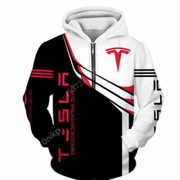 2021 nouvelle marque Tesla sweat à capuche pour hommes de haute qualité Harajuku surdimensionné Hip Hop hommes vêtements Streetwear 3d Anime sweat