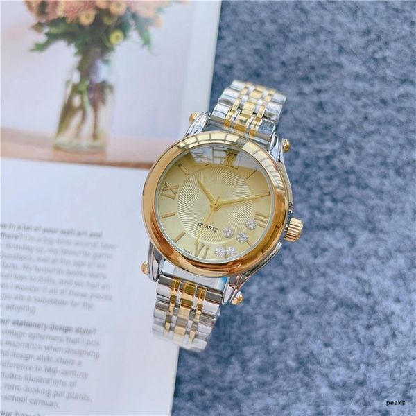 2021 Nouveau trois points de luxe femmes montres 30mm taille montre à quartz de haute qualité Top marque horloge bracelet en acier diamant femmes fa282h