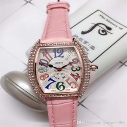 2021 Nuevos relojes de alta calidad Watches White FM Watch Womens Black Fashion Fashion Lady Diamond Fashion Watches Top Swiss Watch256t