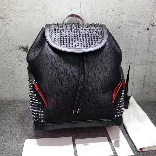 2021 Nouveau Top Femmes Hommes Véritable Cuir School Sac à dos Top Sacs de pointe de peau d'agneau de marque avec sacs à main de couleur noire cristal Sport Ba202p