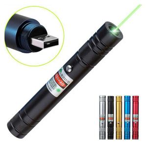 Cat Toys USB Oplaadbare laserverkoop Pointer Pen Zelflamp Suviavl Kit Lazer Pen voor buitenkamperen Hunti Qylyug